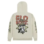 Glo Bat Mummy Ivory Hoodie