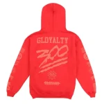 Glo Gang 300 Gloyalty Hoodie (Brown/Electric Red)