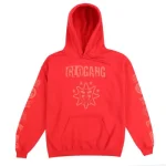 Glo Gang 300 Gloyalty Hoodie (Brown/Electric Red)