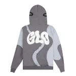 Glo Gang Curve Cut Full Zip Hoodie (Black)