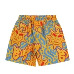 Glo Gang Glo Sun Logo Trunks (Psychedelic Blue/Orange)