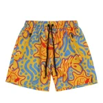 Glo Gang Glo Sun Logo Trunks (Psychedelic Blue/Orange)