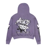 Glo Gang Sun Child Flag Hoodie (Purple)