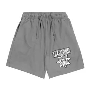 Glo Gang Sun Font Black Shorts