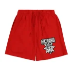 Glo Gang Sun Font Red Shorts