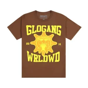 Glo Gang Worldwide Brown Tee