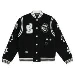 Glorious Galaxy Varsity Jacket (Turquoise)