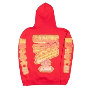 Gloyalty Sunrise Gradient Red Hoodie