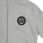 Grey Glo Gang Zip Up Hoodie