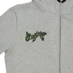 Grey Glo Gang Zip Up Hoodie