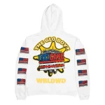 The Glo Boyz Worldwide Zip Up Hoodie (White)