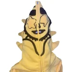 Yellow Glo Gang Zip Up Hoodie