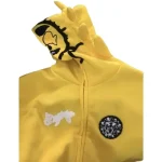 Yellow Glo Gang Zip Up Hoodie