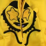 Yellow Glo Gang Zip Up Hoodie