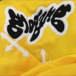 Yellow Glo Gang Zip Up Hoodie