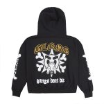 Ed Hardy X Glo Gang Glo Dagger Full Zip Hoodie