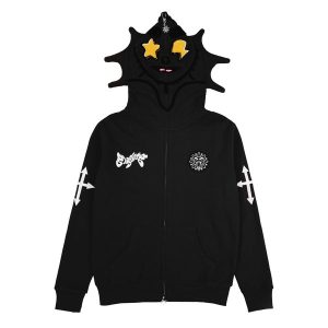 Yellow Glo Gang Zip Up Hoodie