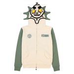 Glomerica Full Zip Hoodie (Cream/Sage)